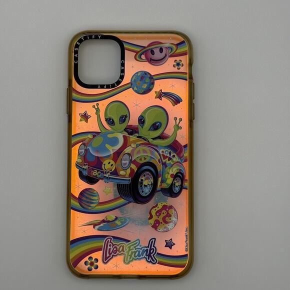 Casetify Lisa Frank iPhone 11 Zoomer And Zorbit Alien Space Design - Picture 9 of 9